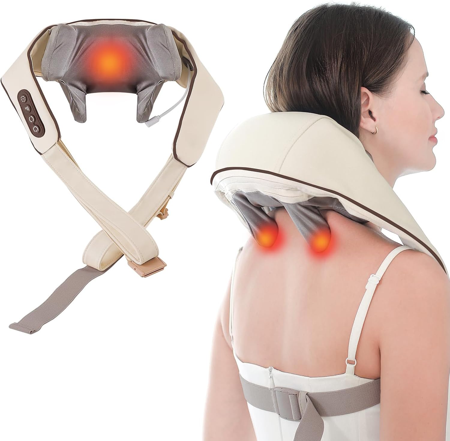 Neck & Shoulder Massager W/Heat
