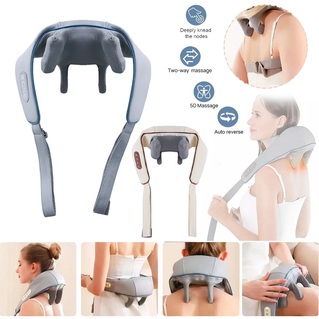 Neck & Shoulder Massager W/Heat